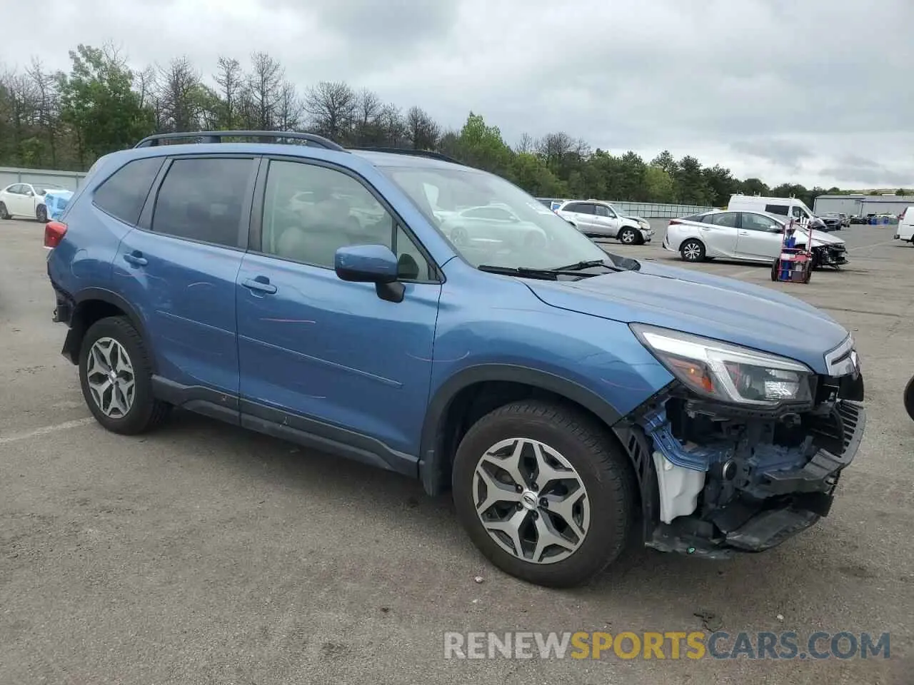 4 Photograph of a damaged car JF2SKAFC7MH419059 SUBARU FORESTER 2021