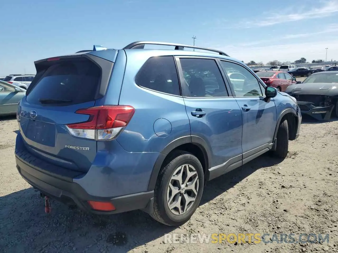 3 Photograph of a damaged car JF2SKAFC9MH587253 SUBARU FORESTER 2021