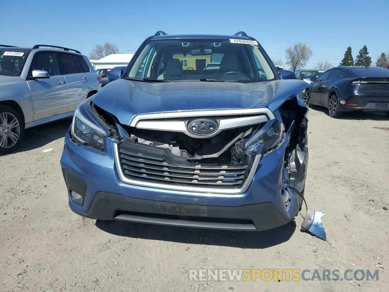 5 Photograph of a damaged car JF2SKAFC9MH587253 SUBARU FORESTER 2021