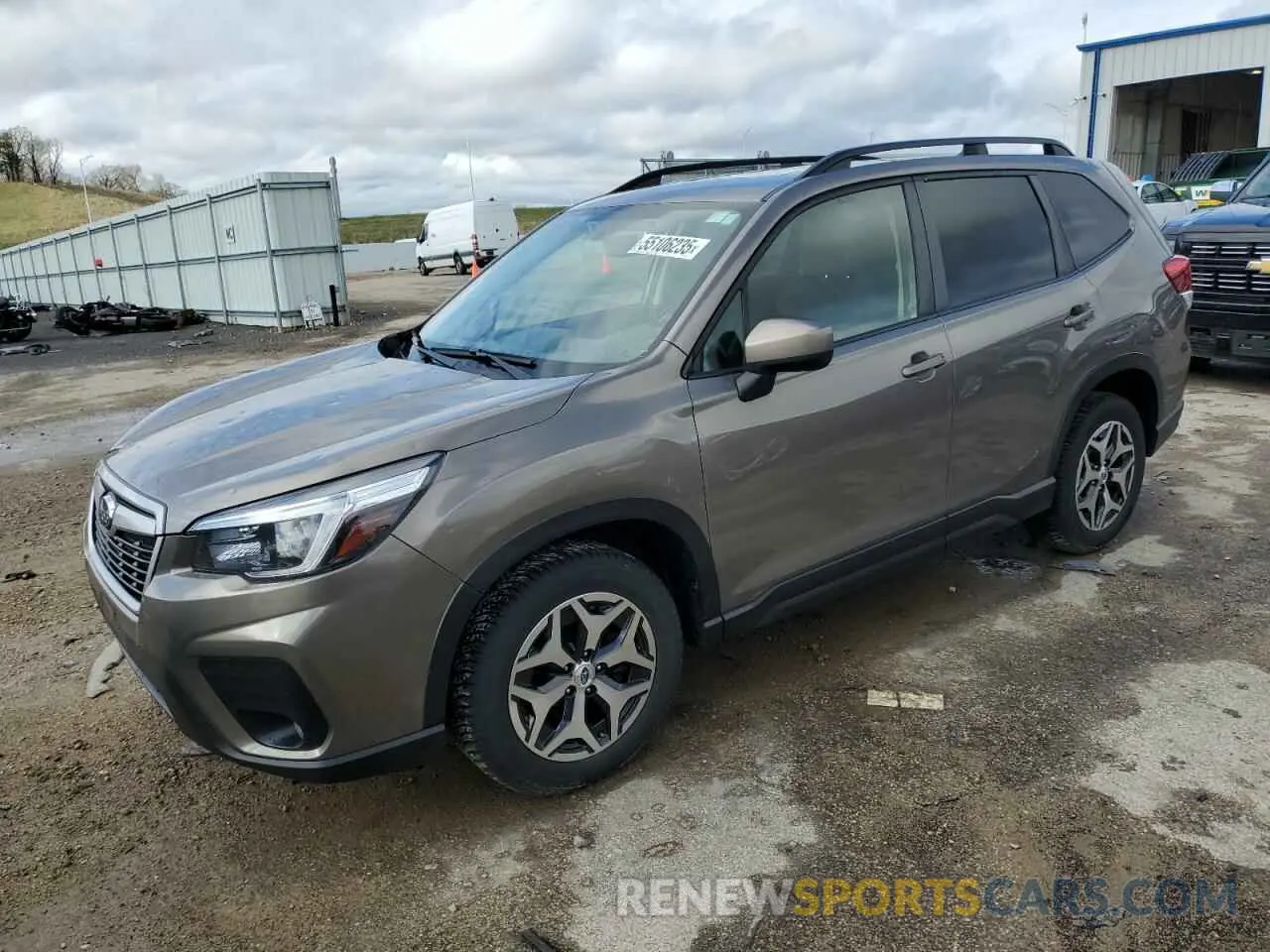 1 Photograph of a damaged car JF2SKAFCXMH435482 SUBARU FORESTER 2021