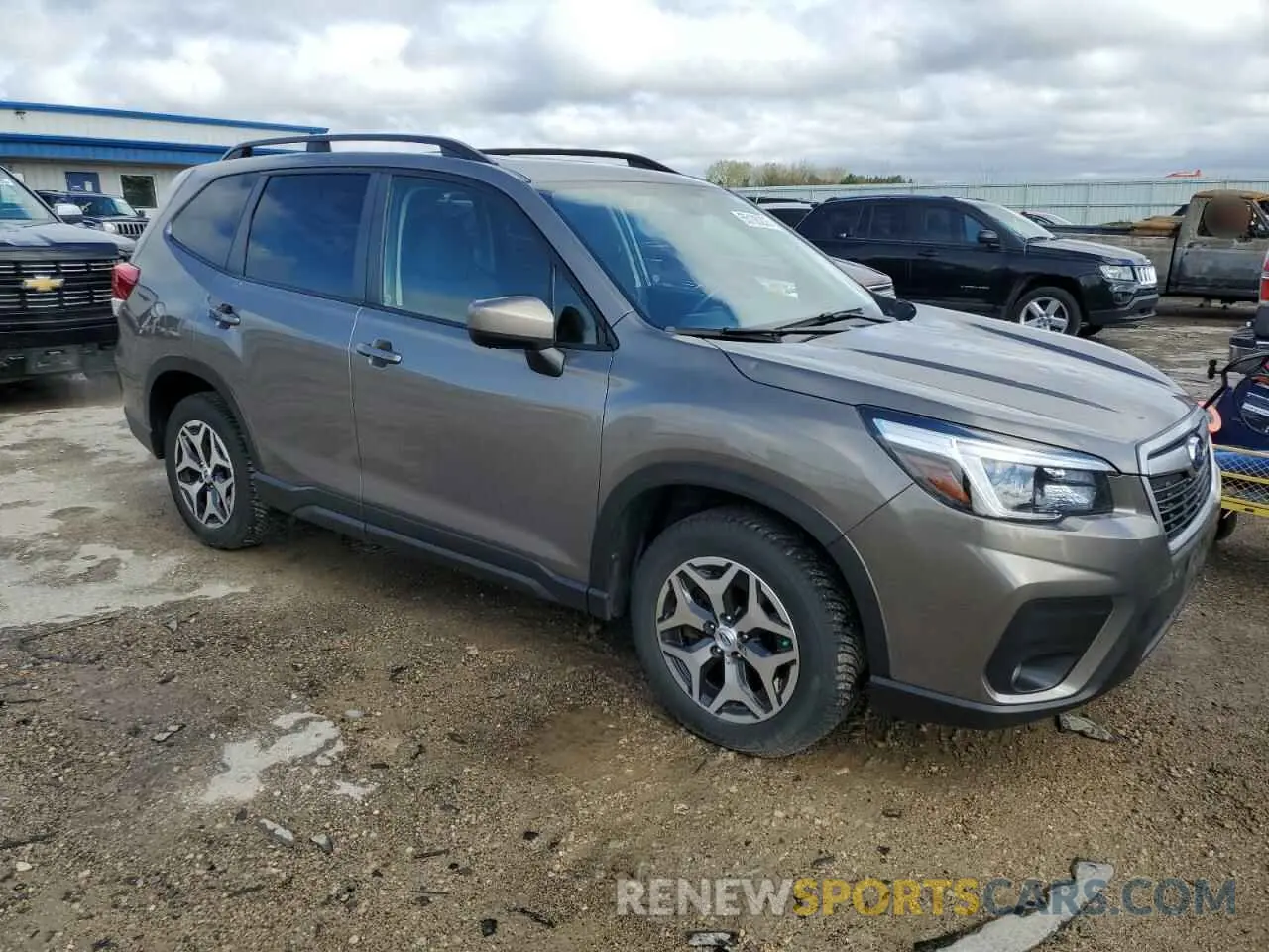 4 Photograph of a damaged car JF2SKAFCXMH435482 SUBARU FORESTER 2021