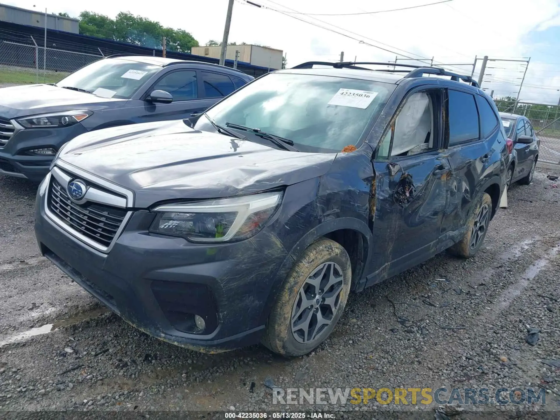2 Photograph of a damaged car JF2SKAFCXMH529636 SUBARU FORESTER 2021