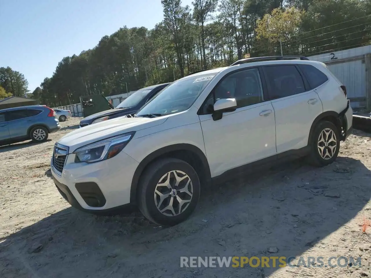 1 Photograph of a damaged car JF2SKAJC1MH444756 SUBARU FORESTER 2021