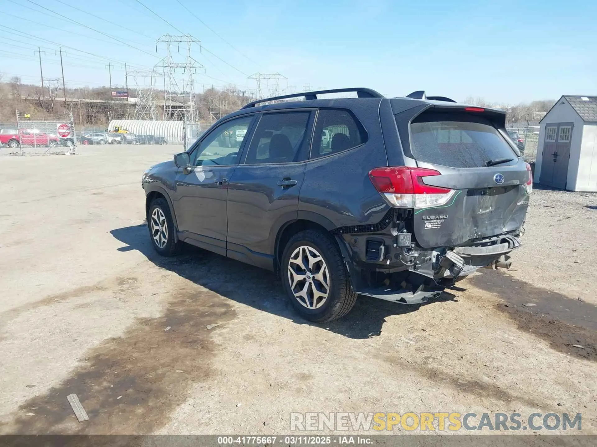 3 Photograph of a damaged car JF2SKAJC1MH456454 SUBARU FORESTER 2021