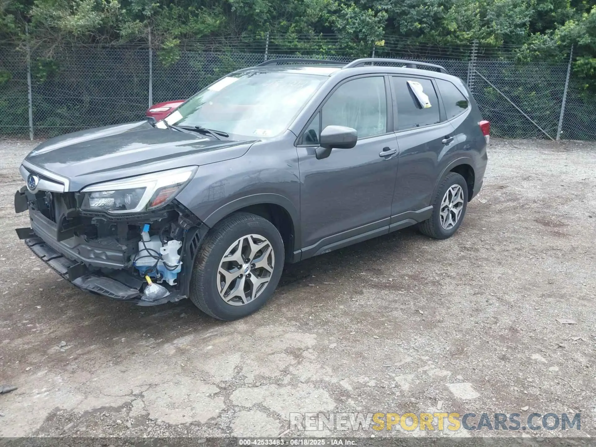 2 Photograph of a damaged car JF2SKAJC2MH456818 SUBARU FORESTER 2021