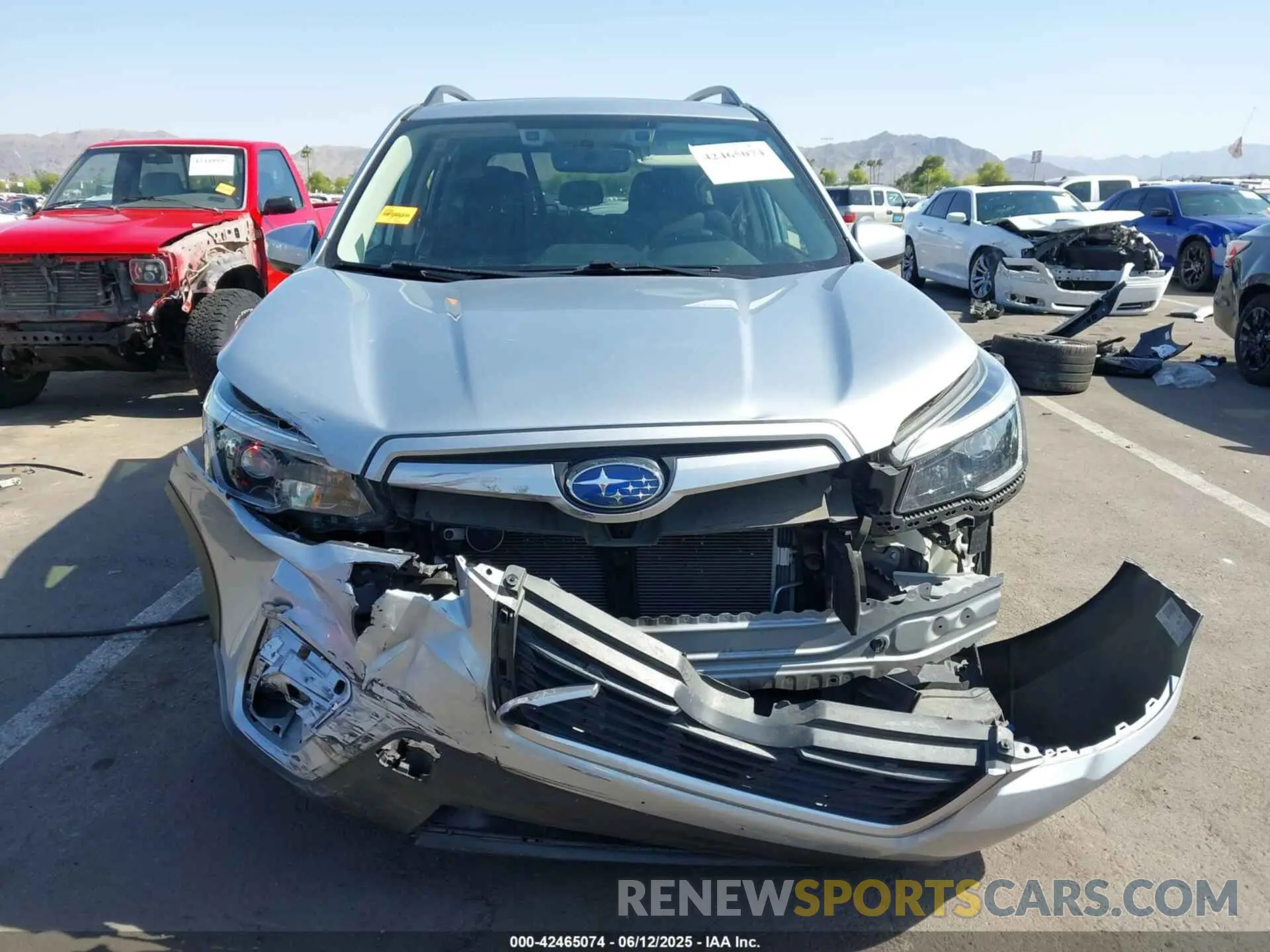 12 Photograph of a damaged car JF2SKAJC3MH472204 SUBARU FORESTER 2021