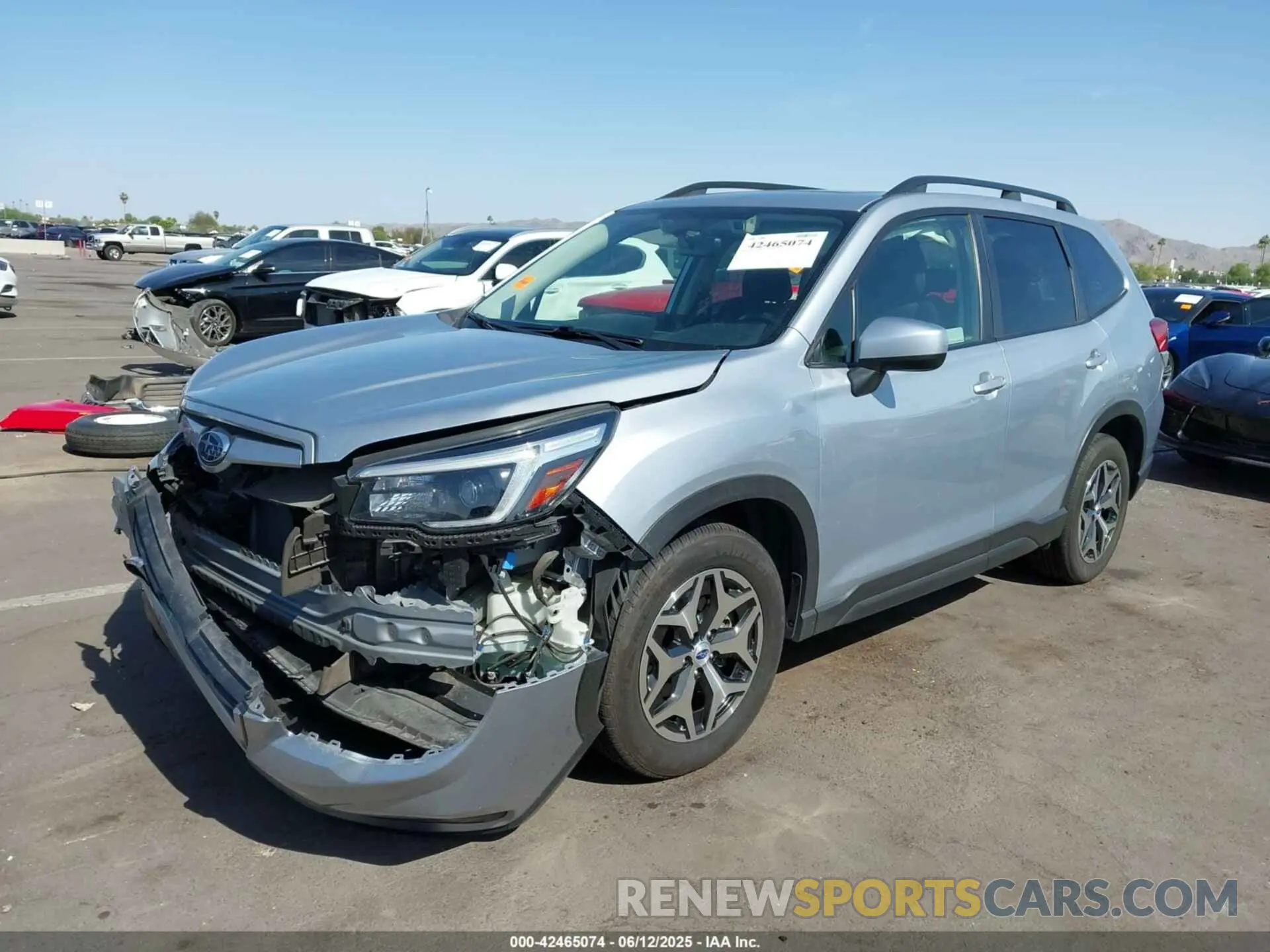 2 Photograph of a damaged car JF2SKAJC3MH472204 SUBARU FORESTER 2021