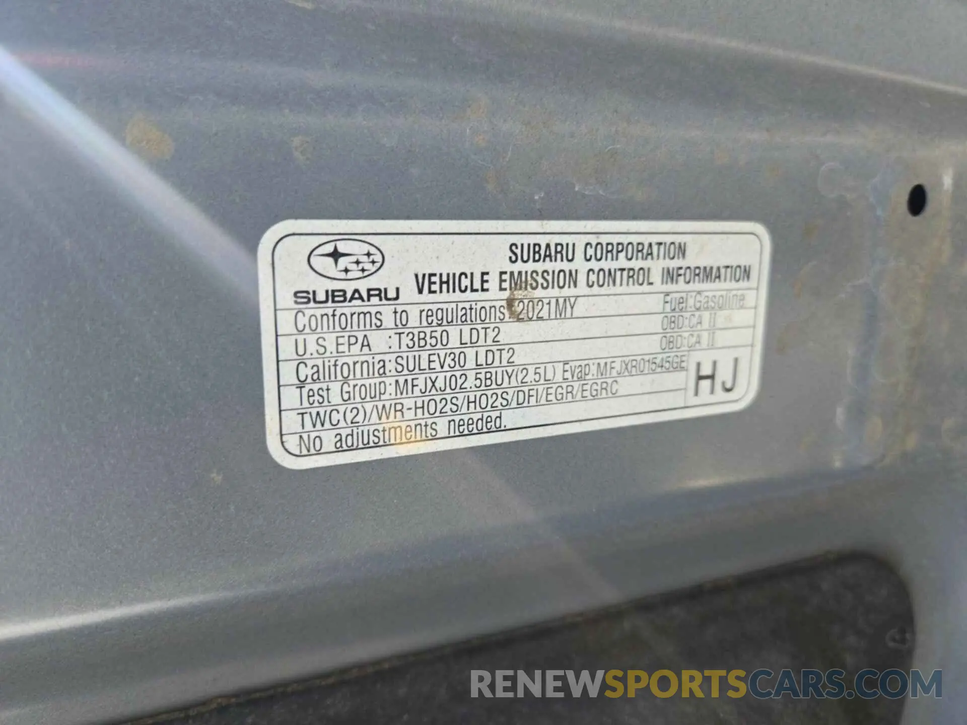 16 Photograph of a damaged car JF2SKAJC3MH580595 SUBARU FORESTER 2021