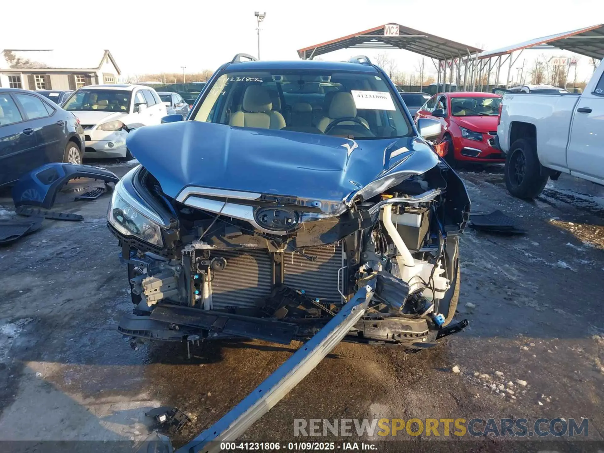 13 Photograph of a damaged car JF2SKAJC4MH521359 SUBARU FORESTER 2021