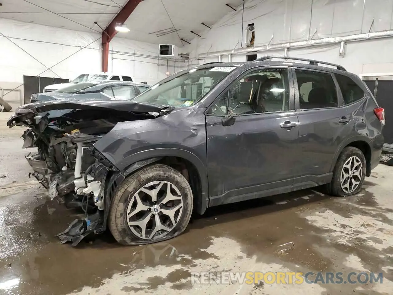 1 Photograph of a damaged car JF2SKAJC5MH411968 SUBARU FORESTER 2021