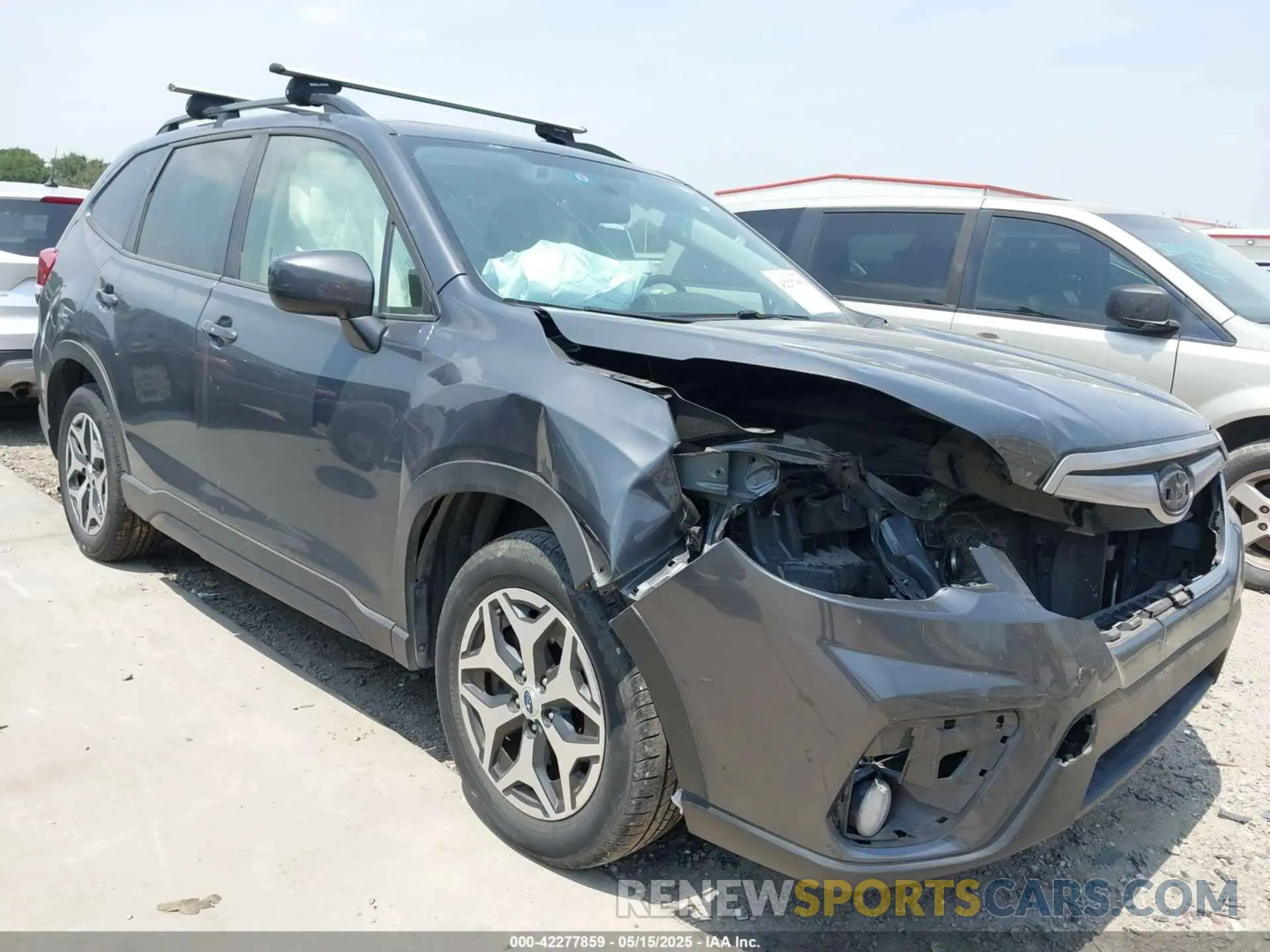 1 Photograph of a damaged car JF2SKAJC6MH458989 SUBARU FORESTER 2021