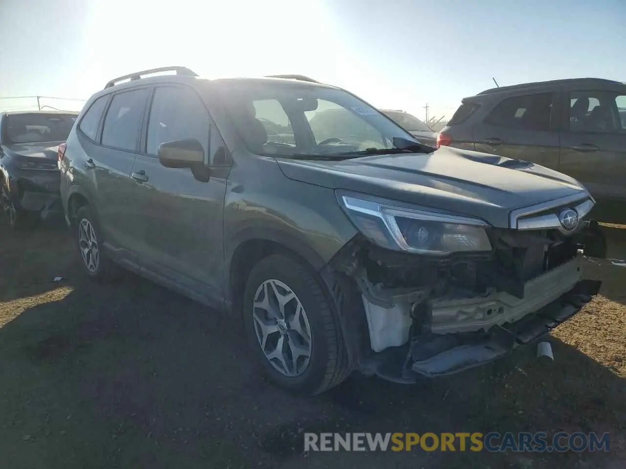 4 Photograph of a damaged car JF2SKAJC6MH514820 SUBARU FORESTER 2021