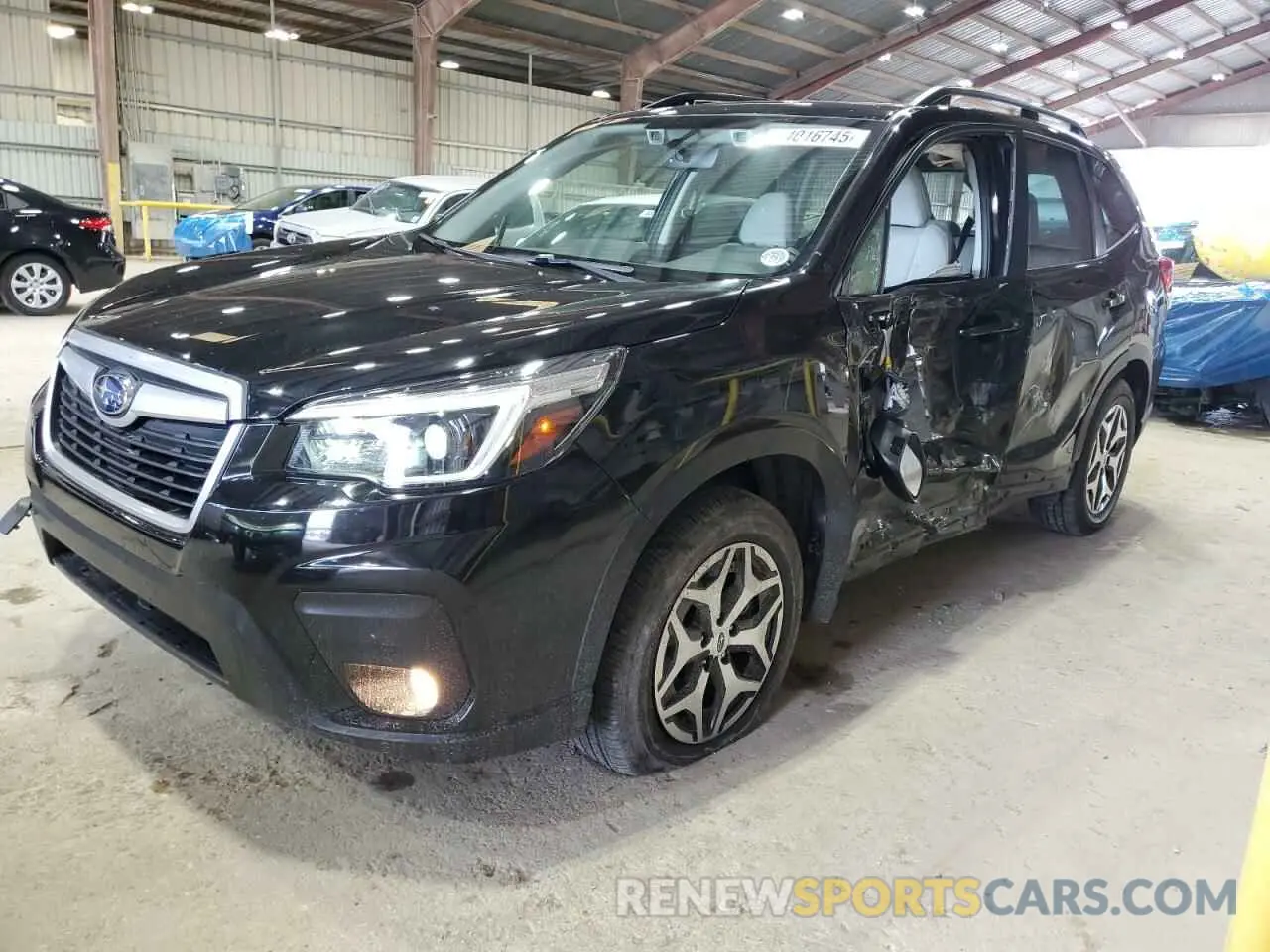 1 Photograph of a damaged car JF2SKAJC6MH535702 SUBARU FORESTER 2021