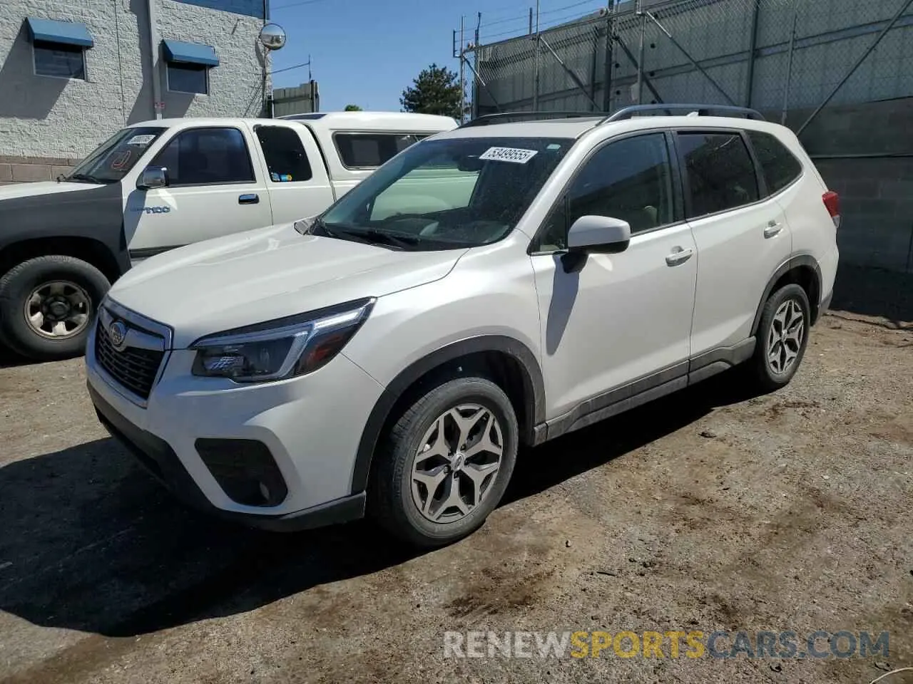 1 Photograph of a damaged car JF2SKAJC7MH400261 SUBARU FORESTER 2021