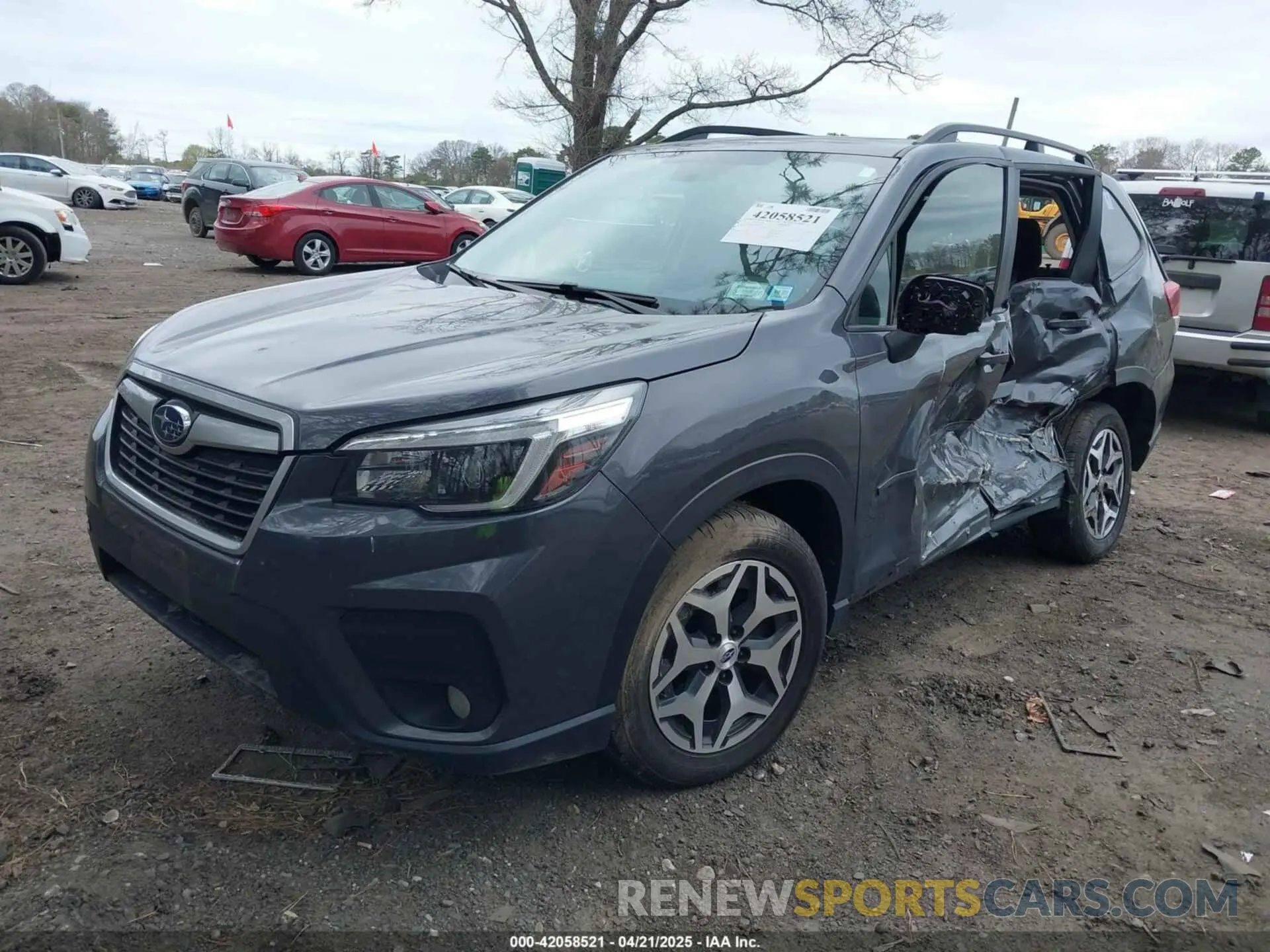 2 Photograph of a damaged car JF2SKAJC7MH473873 SUBARU FORESTER 2021
