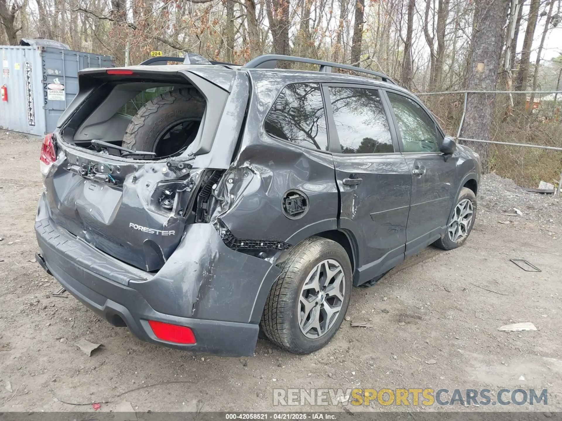 4 Photograph of a damaged car JF2SKAJC7MH473873 SUBARU FORESTER 2021