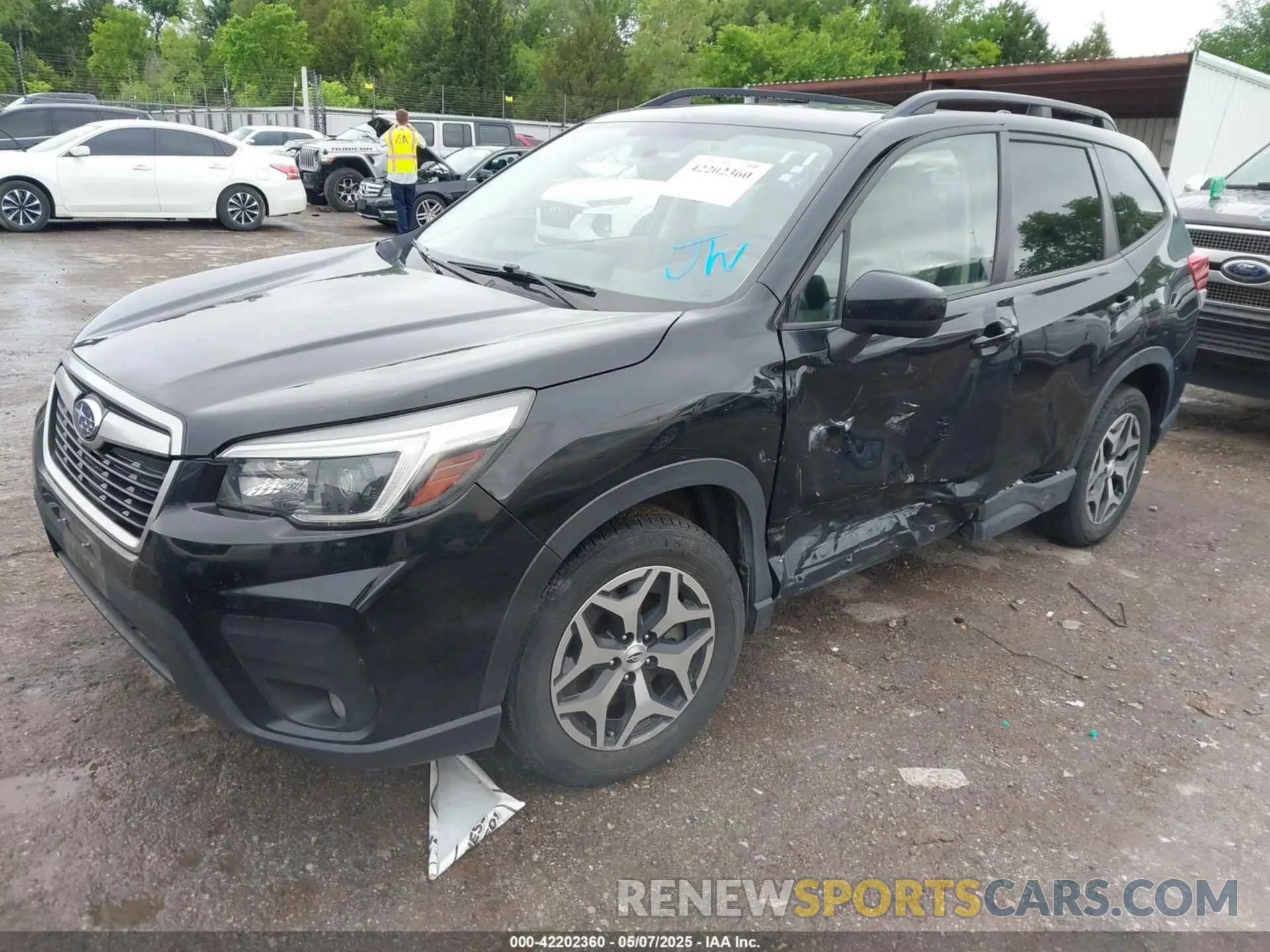 2 Photograph of a damaged car JF2SKAJC7MH565601 SUBARU FORESTER 2021