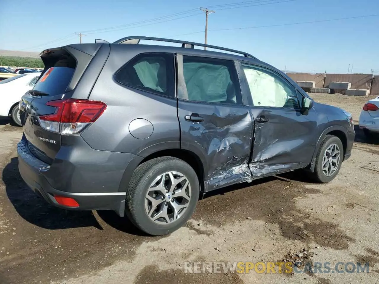 3 Photograph of a damaged car JF2SKAJC8MH417084 SUBARU FORESTER 2021