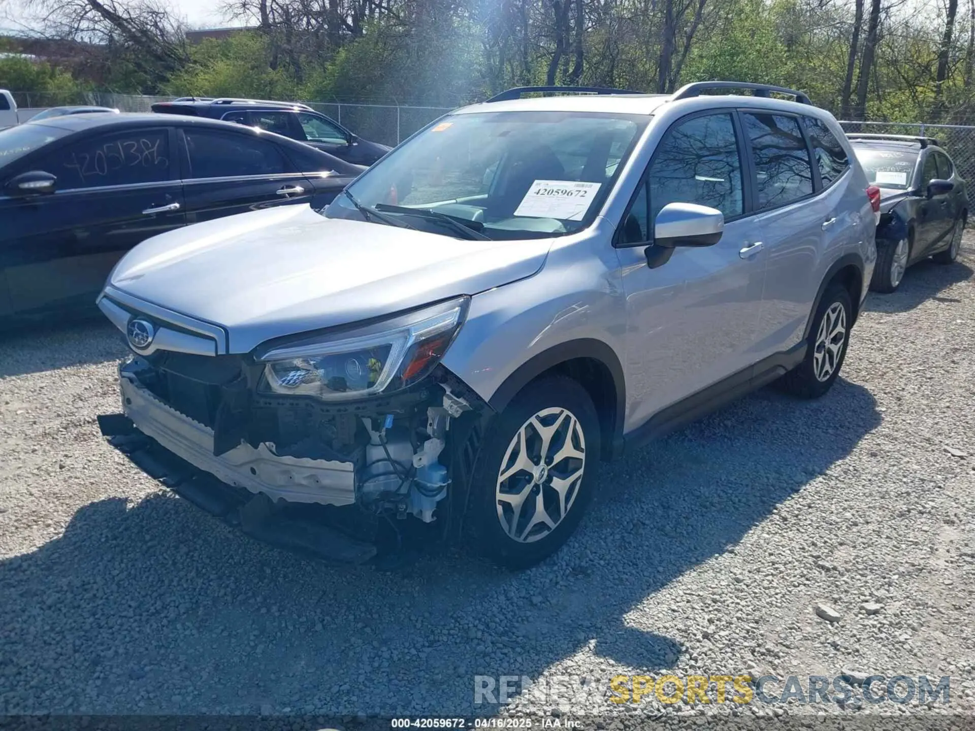 2 Photograph of a damaged car JF2SKAJC8MH522840 SUBARU FORESTER 2021