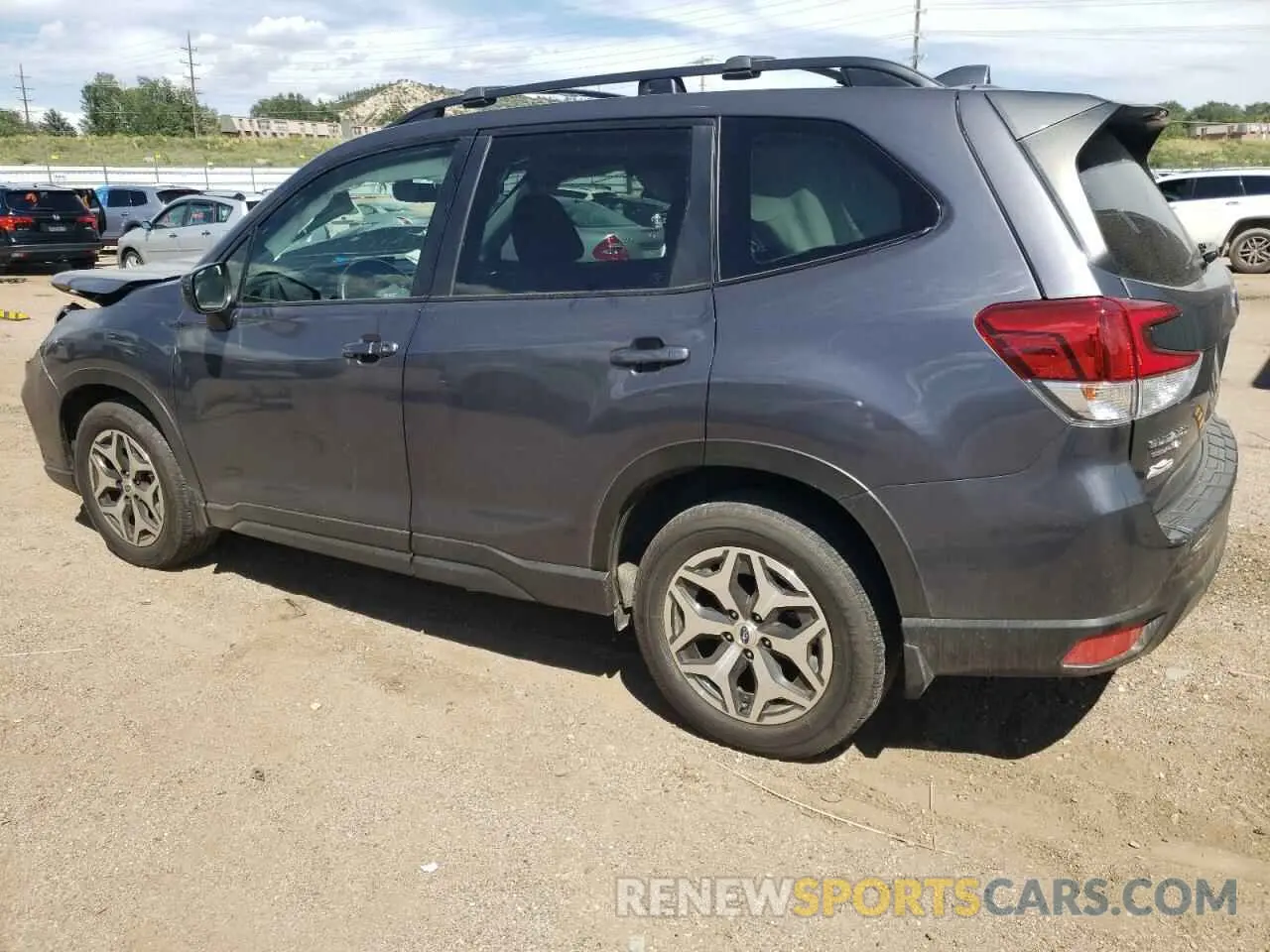 2 Photograph of a damaged car JF2SKAJC8MH580382 SUBARU FORESTER 2021