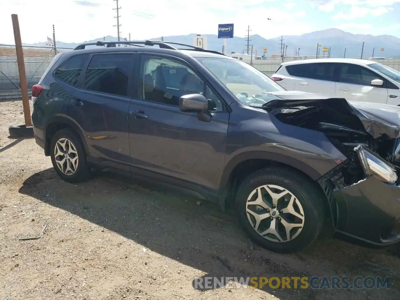 4 Photograph of a damaged car JF2SKAJC8MH580382 SUBARU FORESTER 2021