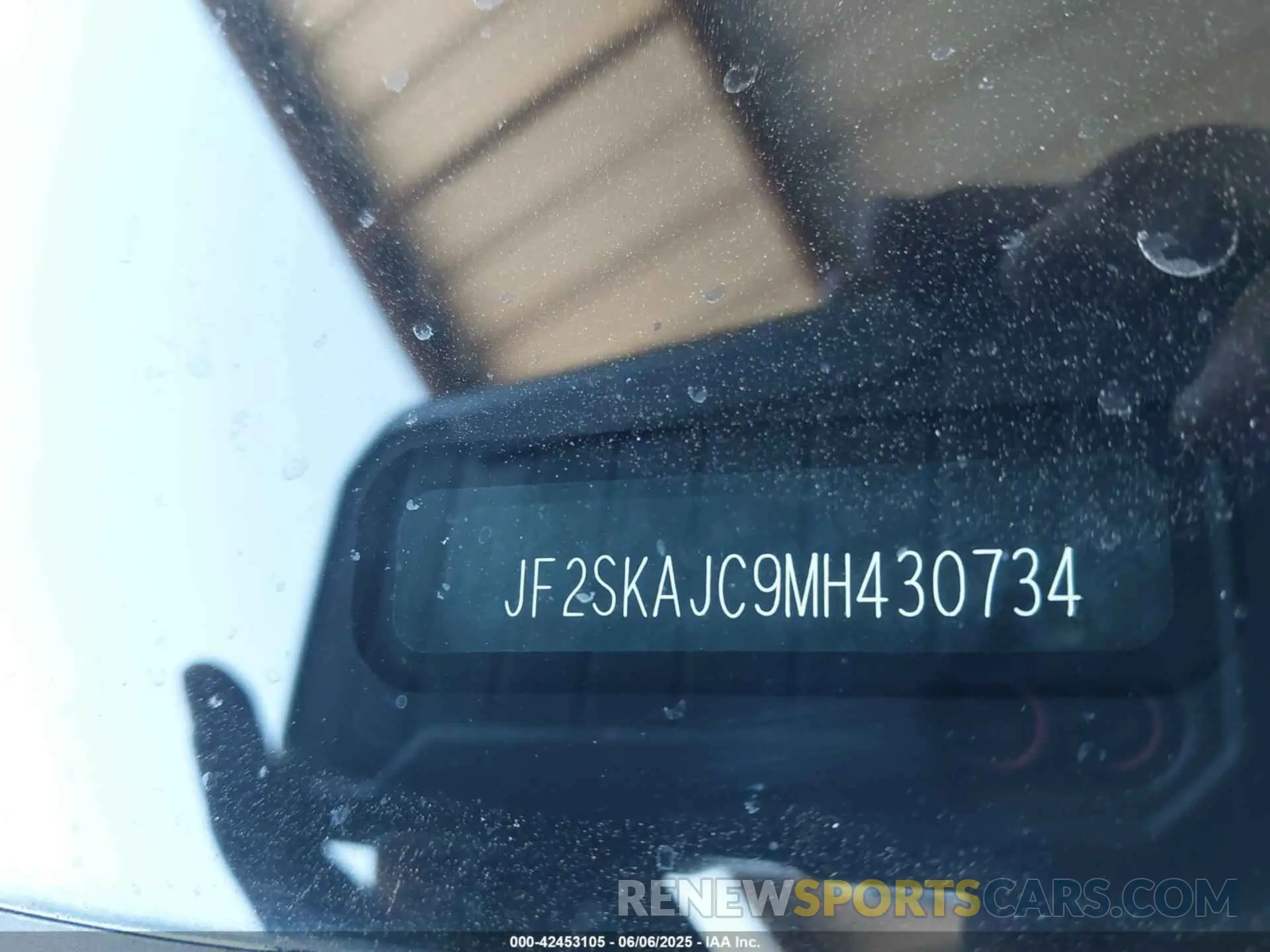 9 Photograph of a damaged car JF2SKAJC9MH430734 SUBARU FORESTER 2021