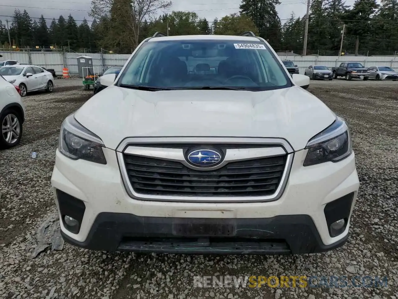 5 Photograph of a damaged car JF2SKAJC9MH491629 SUBARU FORESTER 2021