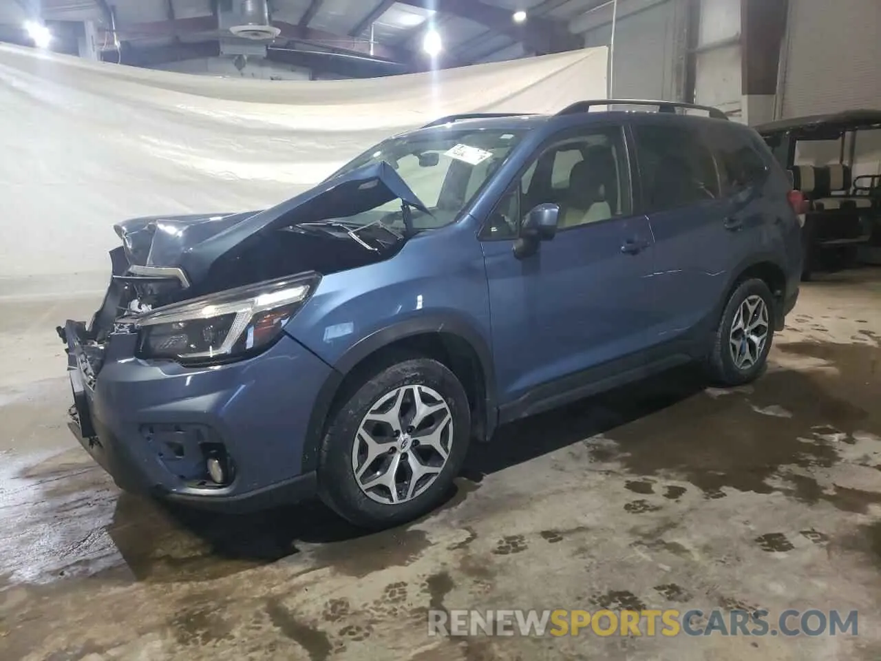1 Photograph of a damaged car JF2SKAJCXMH451494 SUBARU FORESTER 2021