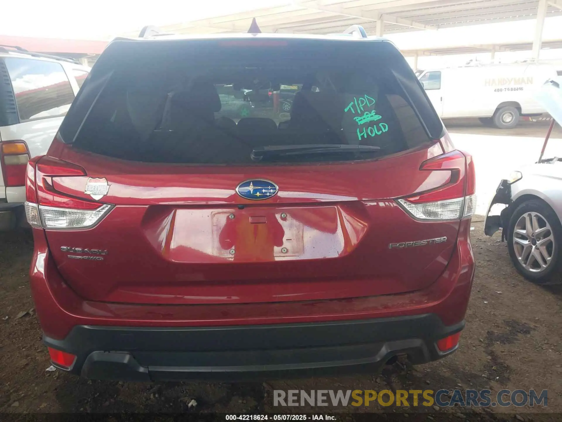 16 Photograph of a damaged car JF2SKAJCXMH467081 SUBARU FORESTER 2021