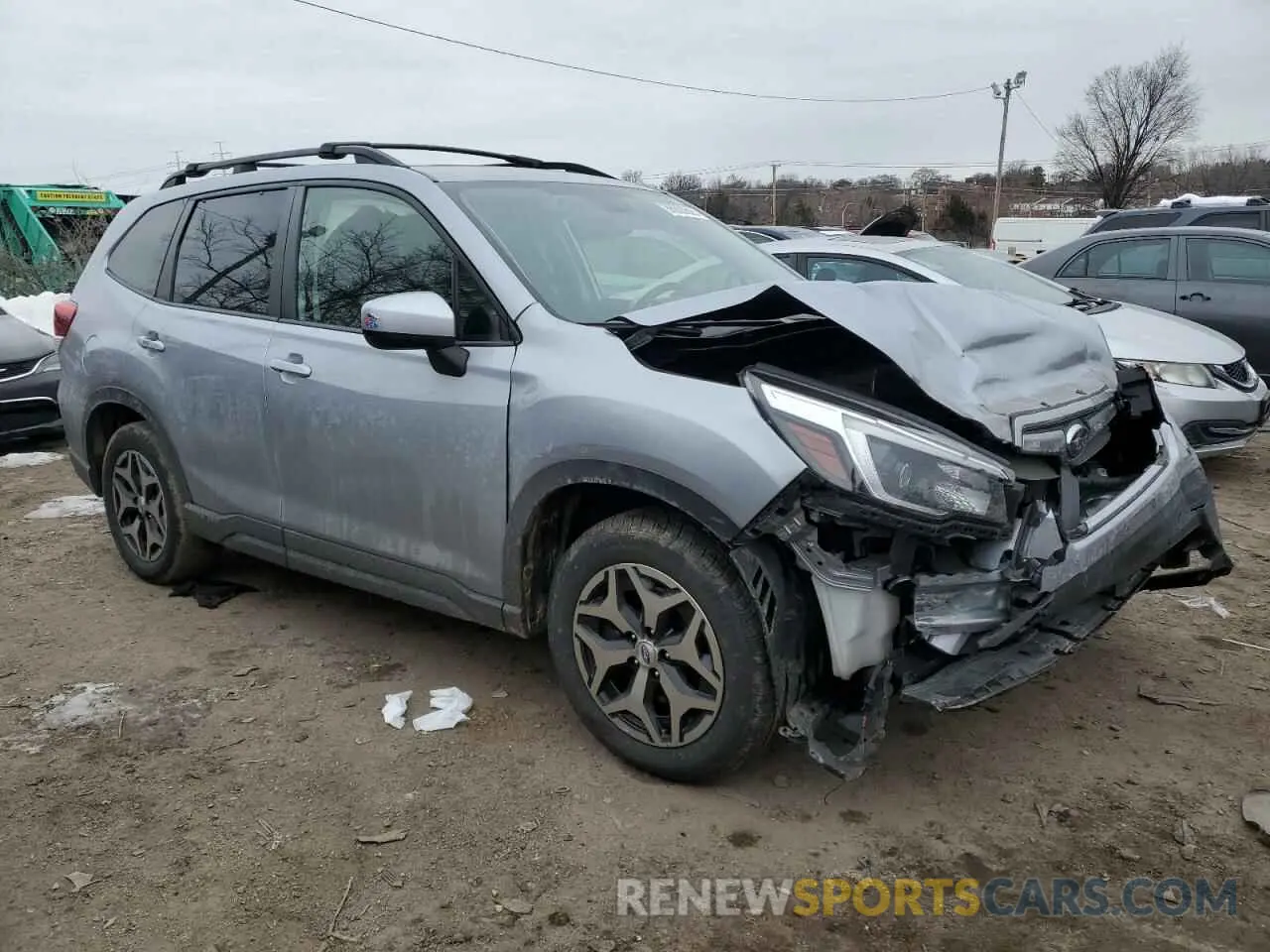 4 Photograph of a damaged car JF2SKAJCXMH512875 SUBARU FORESTER 2021