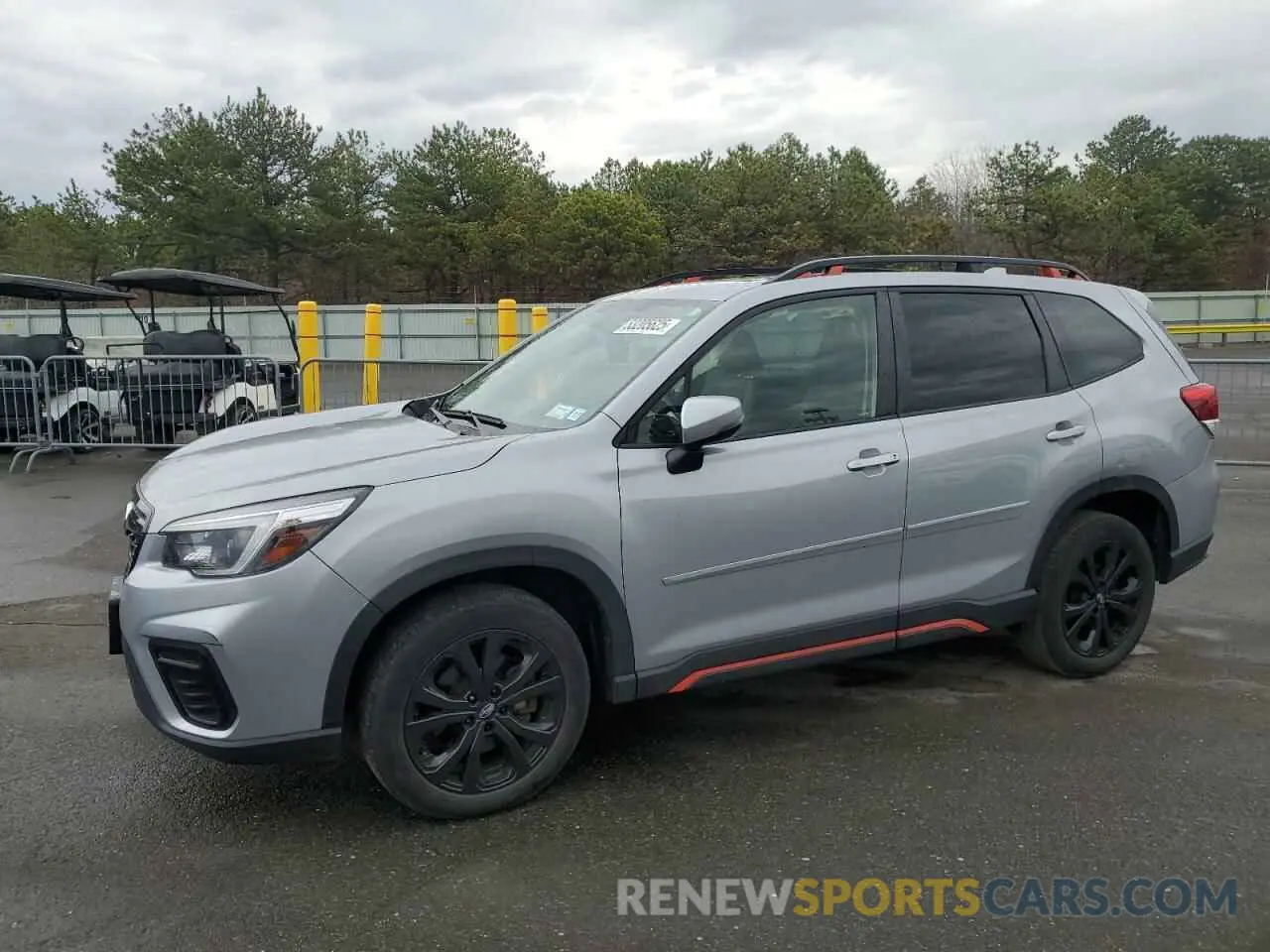 1 Photograph of a damaged car JF2SKALC6MH524955 SUBARU FORESTER 2021