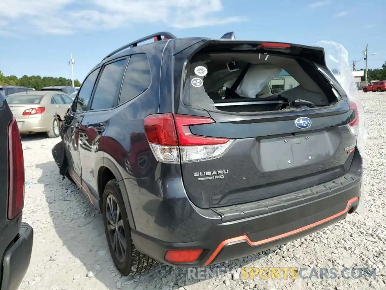 2 Photograph of a damaged car JF2SKALC7MH490623 SUBARU FORESTER 2021