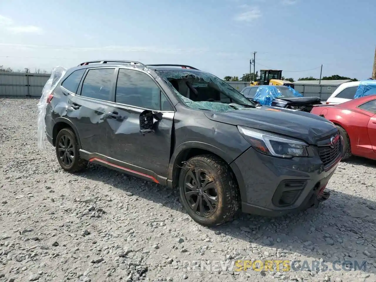 4 Photograph of a damaged car JF2SKALC7MH490623 SUBARU FORESTER 2021