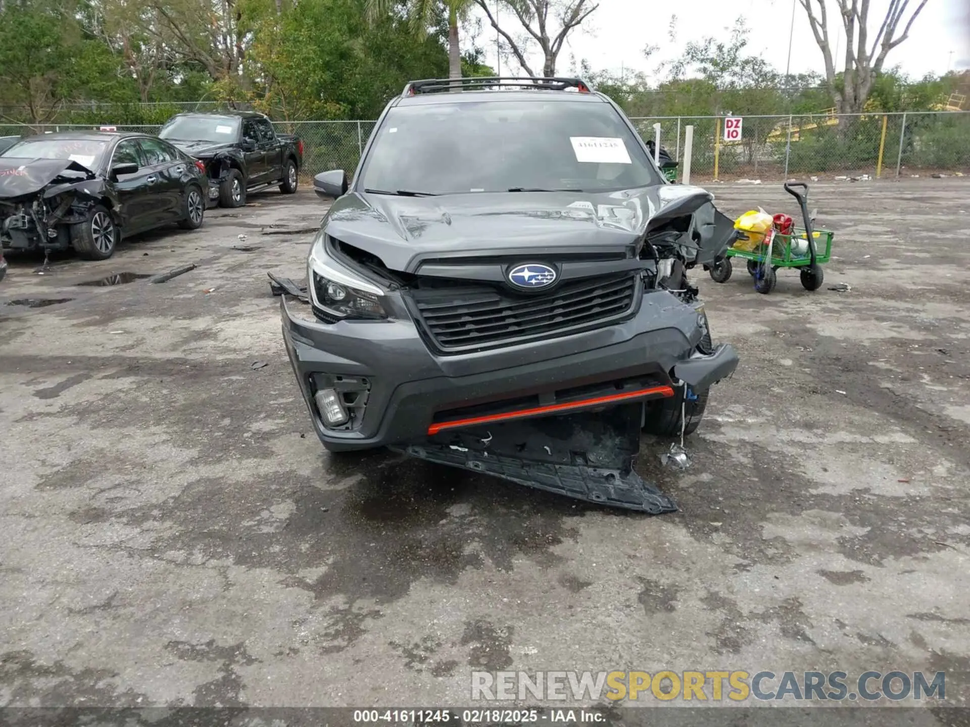 12 Photograph of a damaged car JF2SKALC9MH440144 SUBARU FORESTER 2021