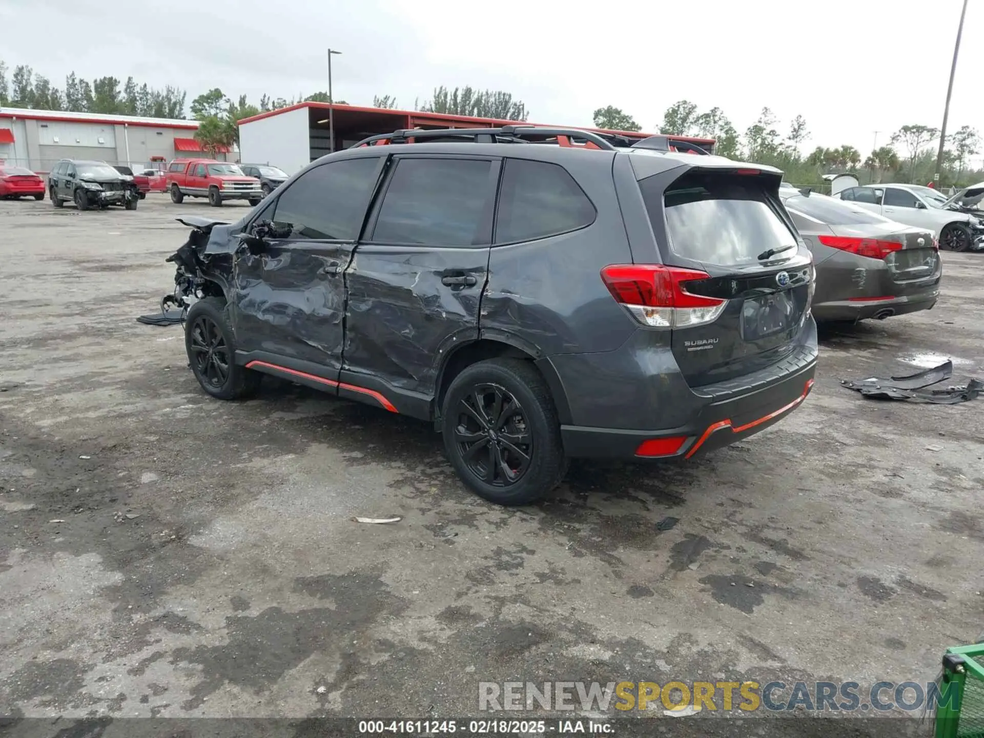 3 Photograph of a damaged car JF2SKALC9MH440144 SUBARU FORESTER 2021