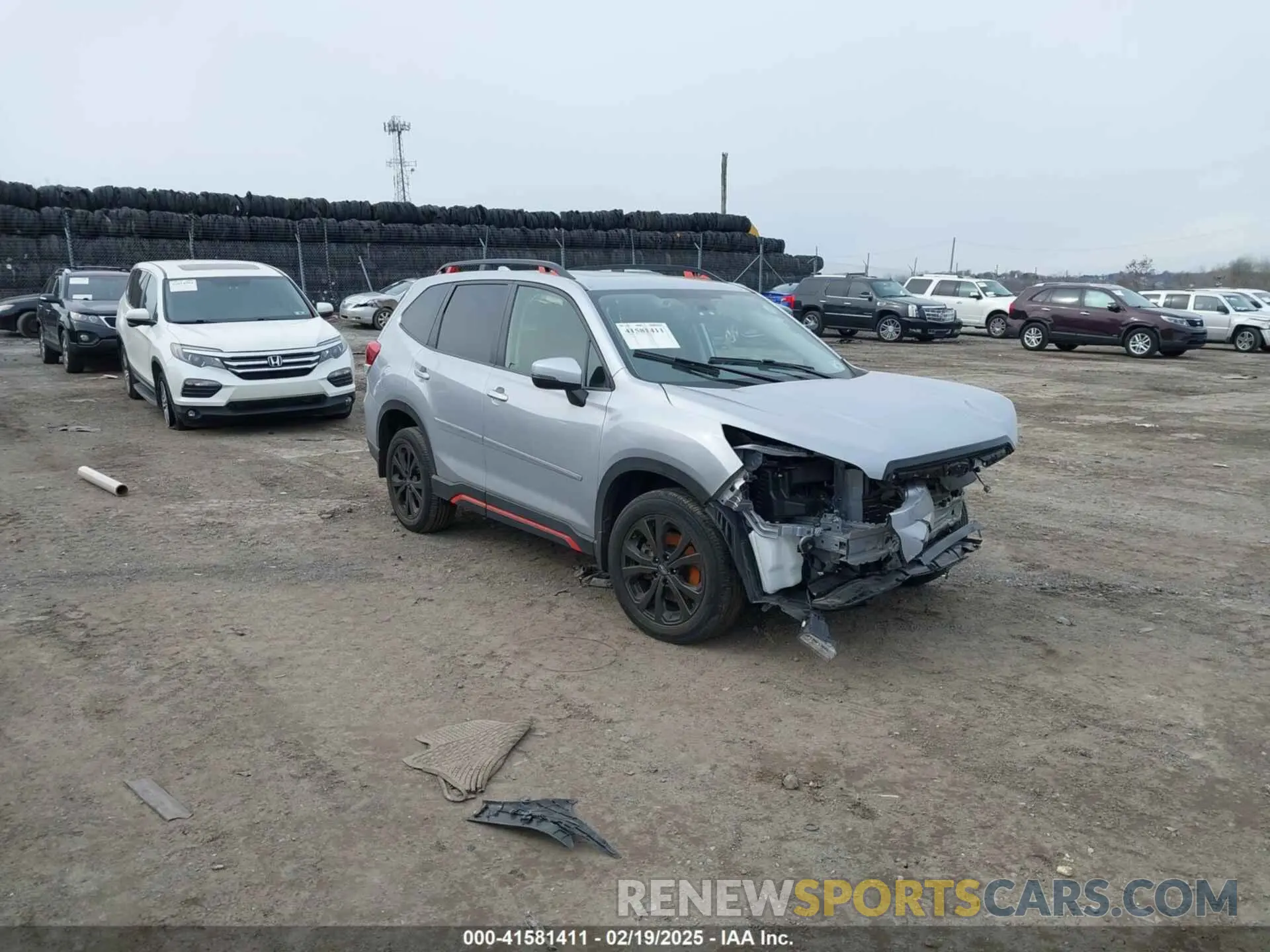 1 Photograph of a damaged car JF2SKALC9MH538400 SUBARU FORESTER 2021