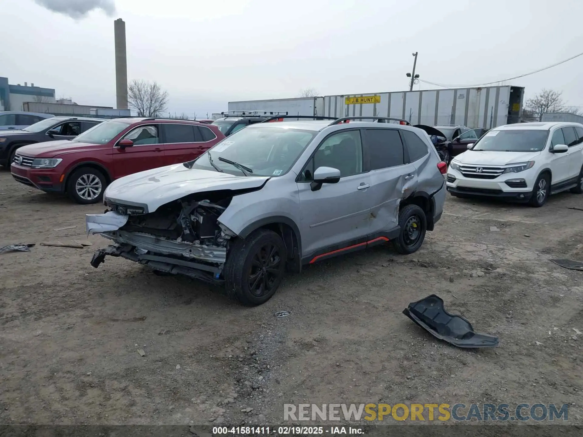 2 Photograph of a damaged car JF2SKALC9MH538400 SUBARU FORESTER 2021