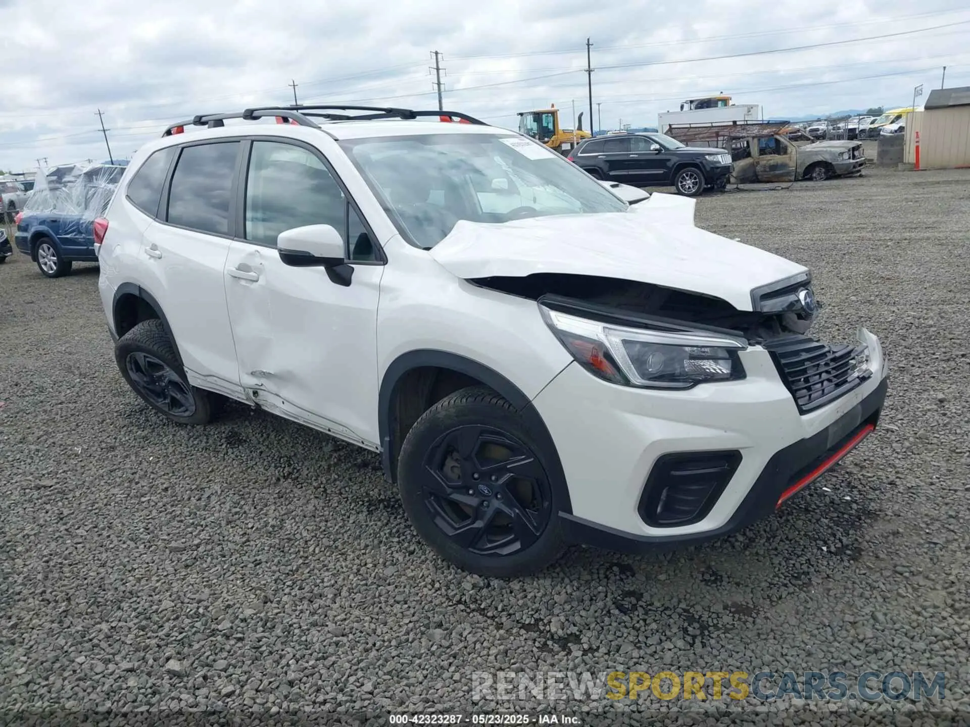 1 Photograph of a damaged car JF2SKARC0MH506247 SUBARU FORESTER 2021
