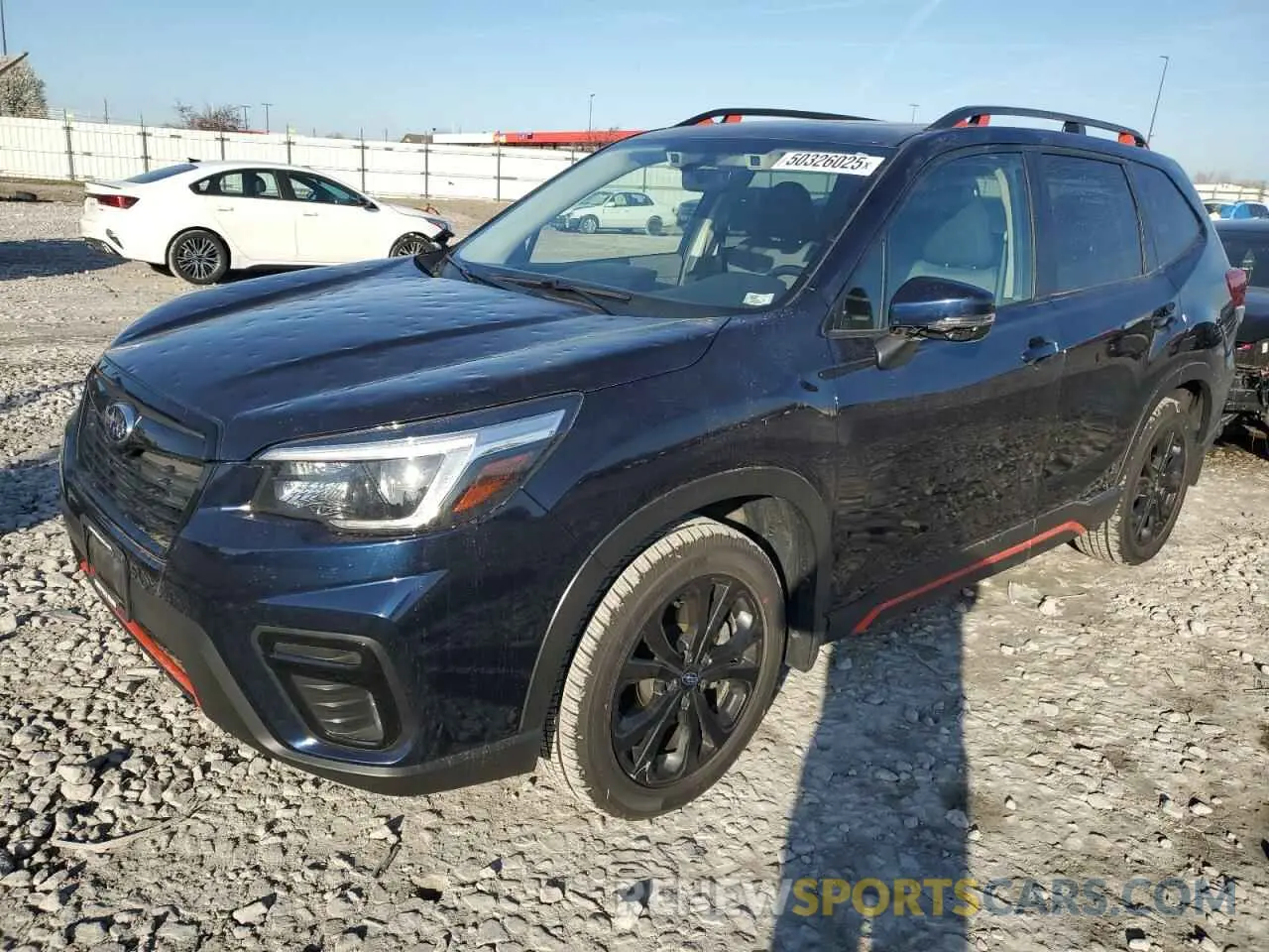 1 Photograph of a damaged car JF2SKARC0MH515871 SUBARU FORESTER 2021