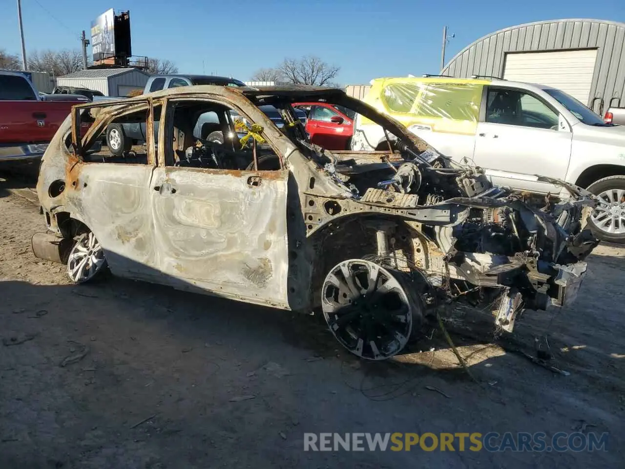 4 Photograph of a damaged car JF2SKARC1MH444406 SUBARU FORESTER 2021