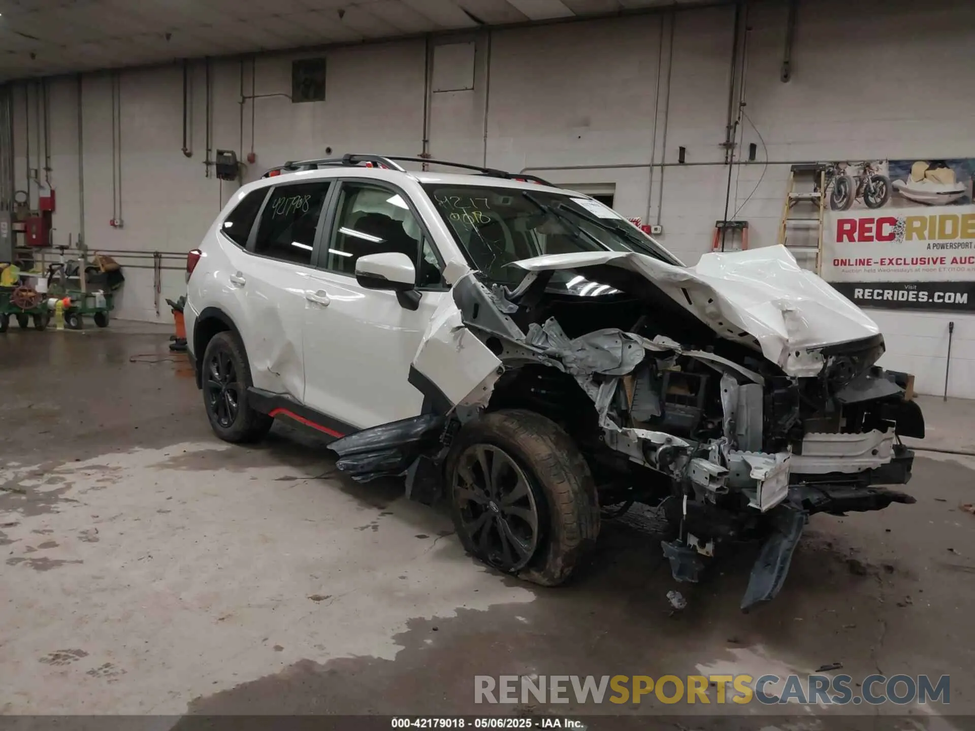 1 Photograph of a damaged car JF2SKARC1MH457589 SUBARU FORESTER 2021