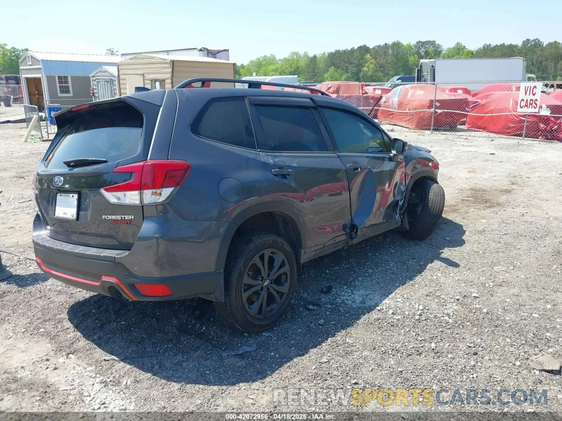 4 Photograph of a damaged car JF2SKARC1MH500487 SUBARU FORESTER 2021