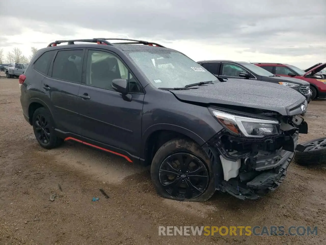 4 Photograph of a damaged car JF2SKARC2MH590815 SUBARU FORESTER 2021