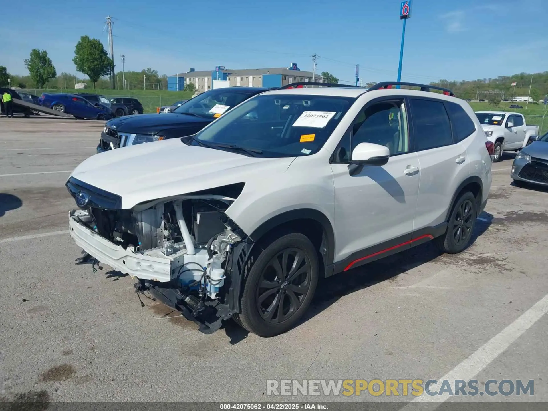 2 Photograph of a damaged car JF2SKARC3MH466651 SUBARU FORESTER 2021