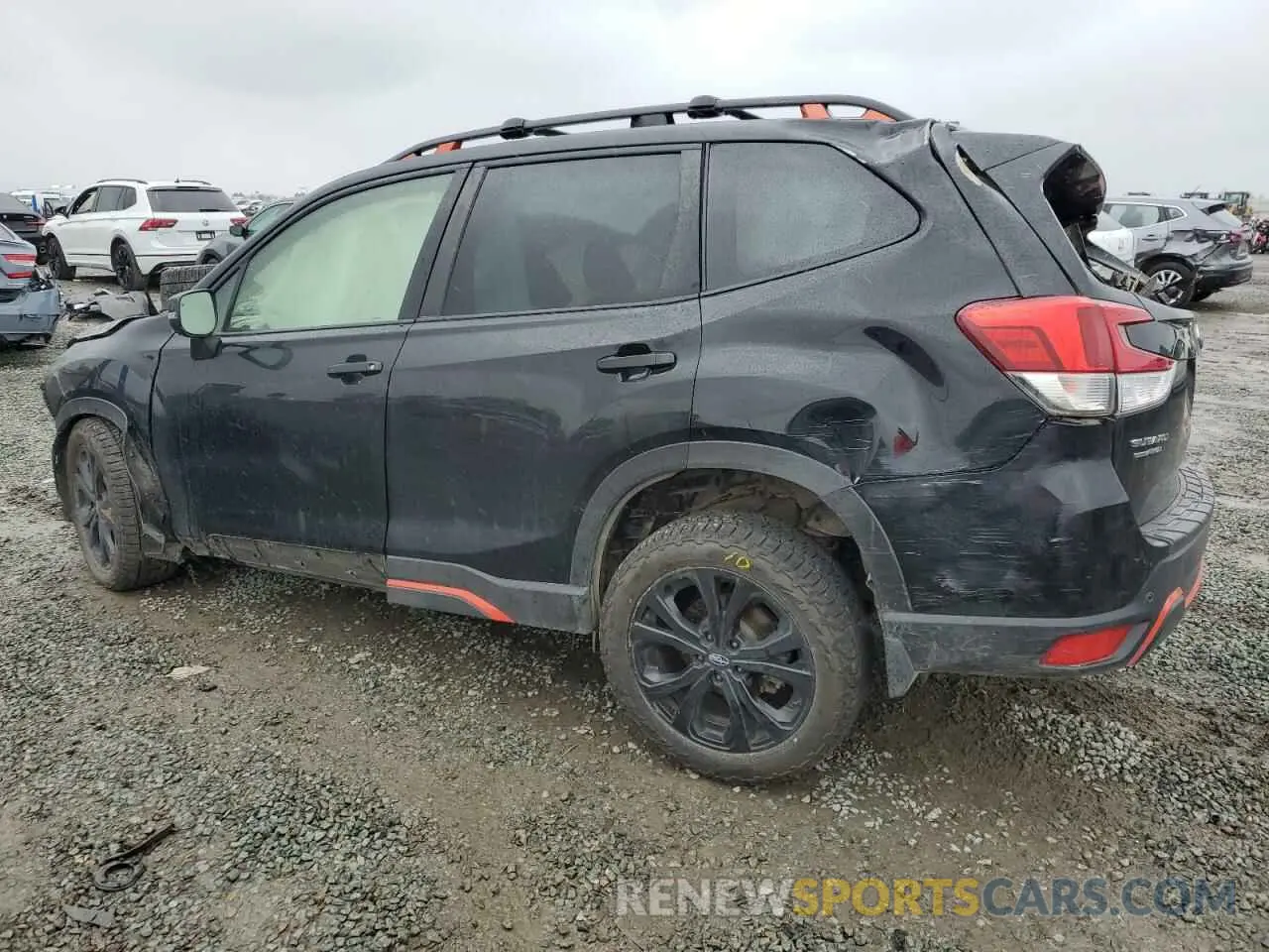 2 Photograph of a damaged car JF2SKARC3MH482350 SUBARU FORESTER 2021