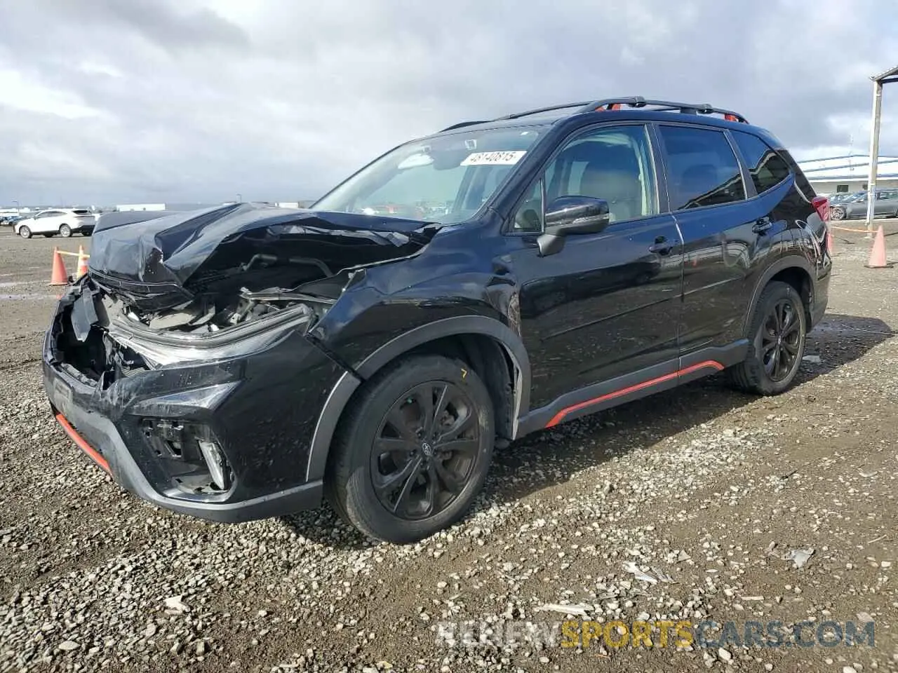 1 Photograph of a damaged car JF2SKARC3MH497706 SUBARU FORESTER 2021