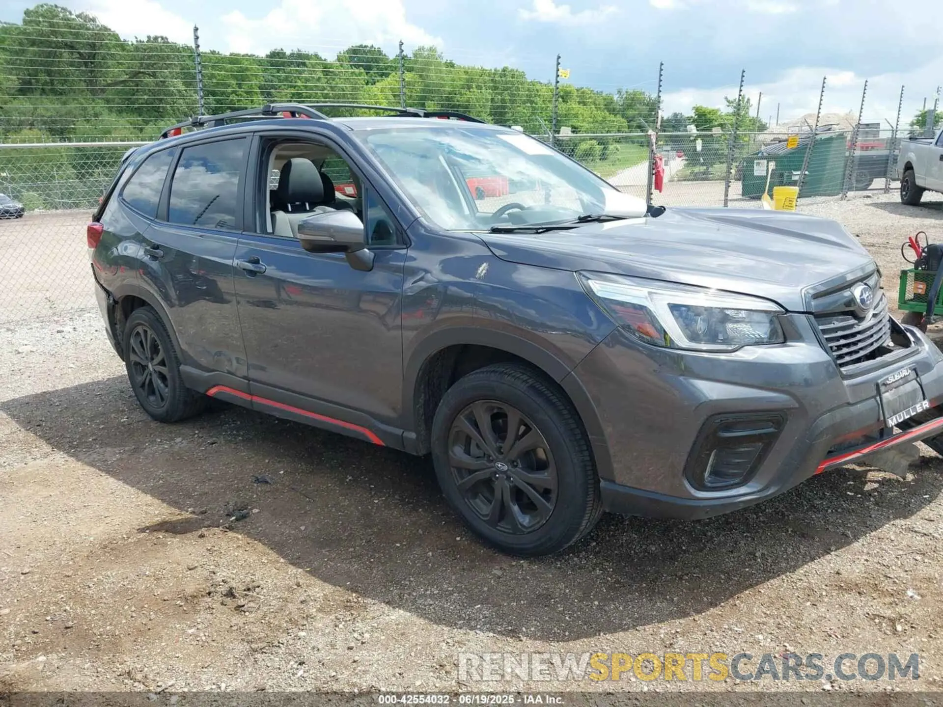 1 Photograph of a damaged car JF2SKARC3MH516870 SUBARU FORESTER 2021