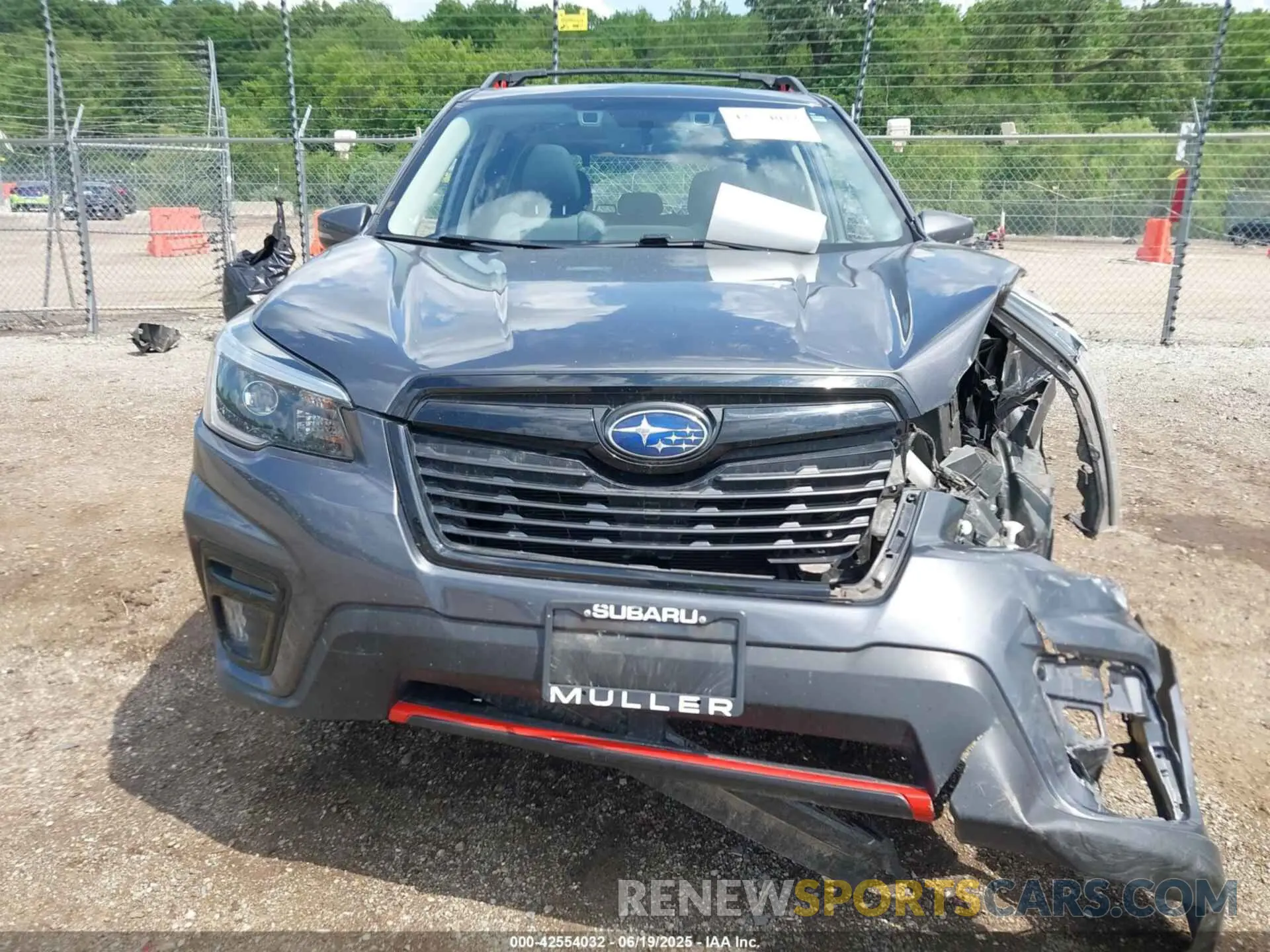 12 Photograph of a damaged car JF2SKARC3MH516870 SUBARU FORESTER 2021