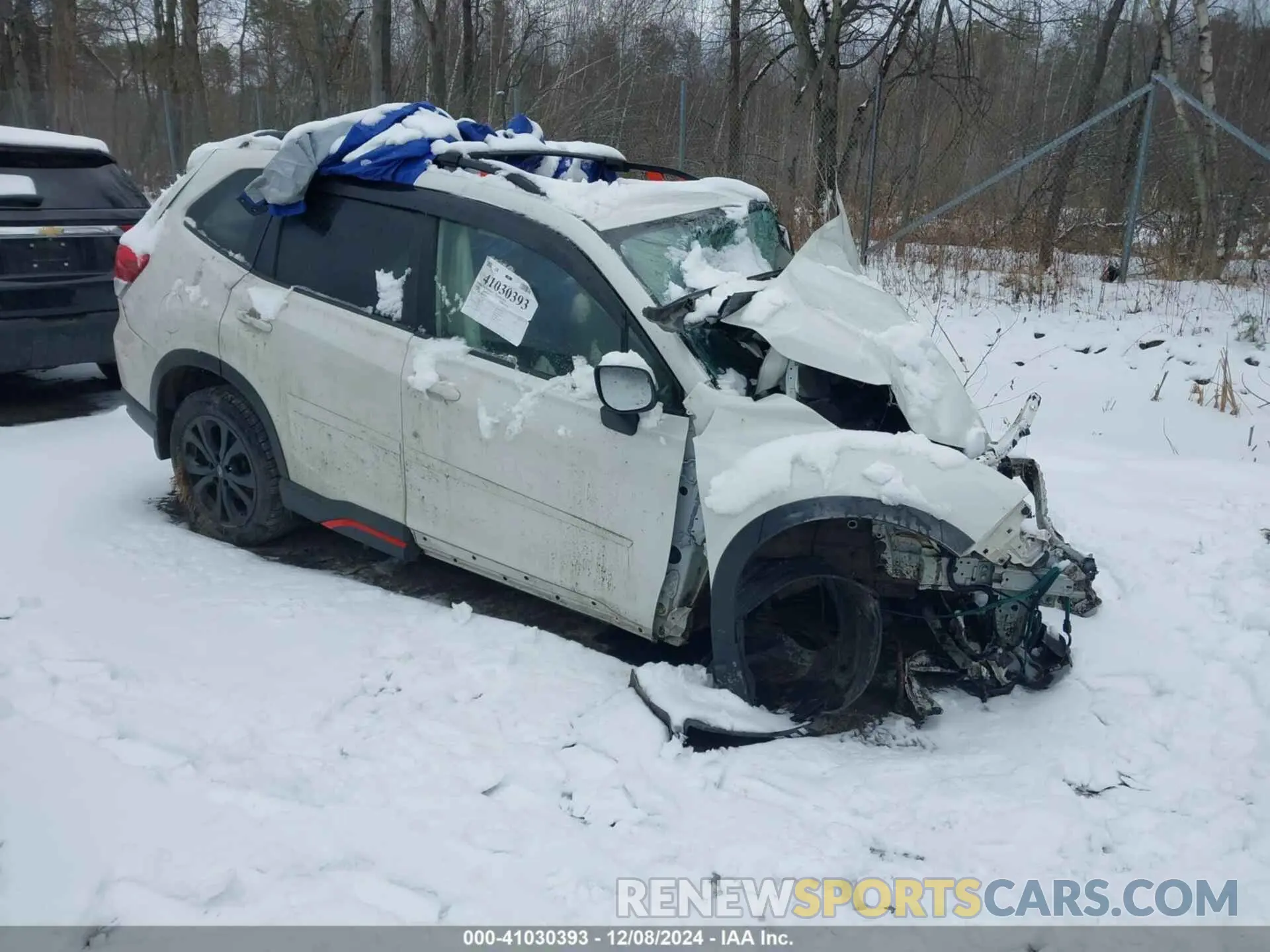 1 Photograph of a damaged car JF2SKARC4MH402716 SUBARU FORESTER 2021