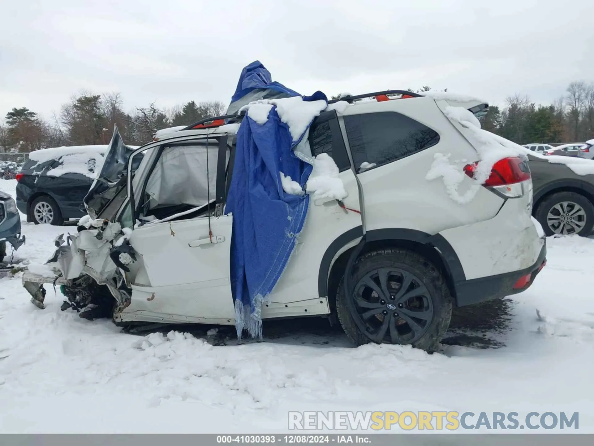 13 Photograph of a damaged car JF2SKARC4MH402716 SUBARU FORESTER 2021